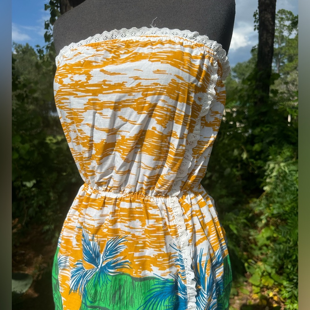 Beach Tropical Vintage Handmade Tiki Hula Girl Hawaiian Small Strapless Cute - Picture 10 of 11